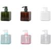 DAZZLEEX Bottiglie riutilizzabili in plastica ambrata da 250 ml, per bagno, cucina, sapone liquido, shampoo, balsamo, lozioni, contenitore da viaggio (blu)