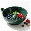 TIANHENGMart Scolapasta Cucina Ciotola,Ciotola Drenaggio,Colino Cucina Rotante | 15 x 15 x 8 cm a per vortice 360° drenaggio design impilabile per fragole mirtilli e uso in cucina