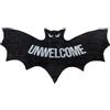 Generic Tappeto gotico con pipistrello, a tema horror, zerbino per Halloween, 80 x 40 cm, tappetino decorativo per ingresso, cucina, bagno, camera da letto, soggiorno, appartamento, dormitorio, balcone