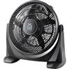 EXTRASTAR Ventilatore da tavolo silenzioso e potente, 38 cm, 5 pale, 1300 giri/min, 55 W, inclinazione 90° e 3 velocità, raffreddamento ottimale massima sicurezza, griglia di sicurezza, dissipazione termica