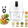 FARYODI Tritatutto elettrico per cipolle, 350 ml, ricarica USB, tritatutto per cipolle, cipolle, frutta, noci, carne, aglio
