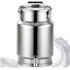 aliooila bidone in acciaio per olio con rubinetto 2.5-30 litri,A-2.5L | contenitore recipiente bidoni acciaio inox per olio contenitori alimenti for conservare liquidi e solidi,A-2.5L