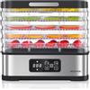 Reemix Essiccatore digitale a 5 piani, per frutta ed erbe | Per piccole porzioni domestiche, tagliare il cibo sottile, liberare le vie aeree e cambiare regolarmente i ripiani.