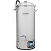 KLARSTEIN Mundschenk - Kit Birra Artigianale Completo, Fermentatore, Kit Birra Fai da Te con Filtri, Elemento Riscaldante, 6 Fasi Programmabili, Acciaio, 3000 W, capacità 50 L, Argento