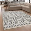 Paco Home Tappeto Salotto Moderno Soggiorno Lavabile In Lavatrice Motivo Scandinavo Motivo Boho, Colore:Grigio 2, Dimensione:80x150 cm