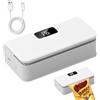 Lumoryx Mini sigillante per sacchetti ricaricabile con magnete, sigillatrice termica 2 in 1