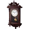 Olden Days Orologio da parete con vero legno, 4 opzioni di suoneria, pendolo oscillante, design vintage antico, 55,9 cm grande