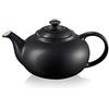 Le Creuset Teiera Classic in Gres Vetrificato, 1.3 litri, per 3 e 4 Tazze, Nero Matt, 80702130000003