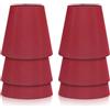 Cyrank Paralume Lampadario in Tessuto E14, Paralumi in Tessuto Set di 6, Paralume a Clip Moderno Europeo Paralume a Sospensione Paralume paralume di ricambio per lampada da parete (Vino Rosso)