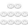 PATIKIL Distanziatori Alluminio M8, 10Pz Distanziatore Metallo Alluminio Tondo 8,5 Mm Id x 20 Mm Od x 2 Mm L, Distanziatore Vite Alluminio per Bulloni 5/16 o M8