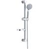 FORTUNATO Saliscendi Doccia in Ottone Cromato H 65 cm Con 5 Getti Anticalcare