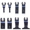 zosenda 8 lame universali in acciaio al carbonio per taglio del legno, lame oscillanti per utensili multifunzione Fein, Dremel, Bosch, Makita, Dewalt