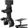 Joinfworld Starlink Mini Supporto con Morsetto per Asta Regolabile 360 ° Compatibilecon Starlink Mini 2024/2025 Originale Tubo,per Camper, Camper, Portapacchi, Balcone, Yacht