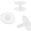 Sconosciuto KLEBESHOP24 Occhielli a pressione in plastica, altezza di riempimento 19 mm, 20 pezzi