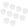 QUARKZMAN 10pz Occhielli in Gomma Diametro Montaggio 14mm ID 9mm H 12mm Guarnizioni Trasparenti Protezione Passacavi in Gomma per Cavi Tubi