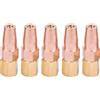 Gissroys 5 ugelli per saldatura a gas propano H01-6, punte di contatto, ugello per gas ossigeno