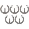 JOINPAYA Set 5 Ganci a Ferro di Cavallo in Ferro Stile Retrò per Appendere Oggetti, Installazione Comoda senza Sbavature, per Bagno e Armadio