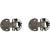 AERREGI SET MINI CERNIERE PER PORTE ANGOLATURA 90* FERRO - D/ 50X30 MMCP42 (2, FERRO)