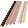 Hobby Legno - Paraspigolo Massello In Legno Tinto Noce Scuro mm. 28X28X3000 pz. 4 (Prezzo Per ml. 12)