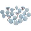 Ajuny Set di 20 Pomelli in Ceramica Azzurro Chiaro Fatti a Mano per Cassetti Comò Armadi Ante Mobili da Bagno Cucina e Credenza Maniglie Decorative per Casa