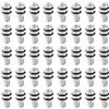 YIXISI 40 Pezzi 18x6 mm Metallo Mensole Supporto Cilindrico, Supporti Ripiani Armadio Supporto Mensole Staffe, per Mobili da Cucina