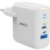 Anker, caricatore di rete Powerport PD USB-C 18W e USB-A 15 W / potenza totale 33W, bianco