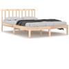 vidaXL Letto in legno massiccio di pino 120x190 cm