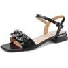 QUEEN HELENA Sandali Bassi con Cinturino Casual Donna ZM9930