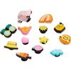 Crocs Jibbitz Rosa y Amarillo Pack de 13