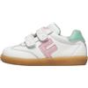 Falcotto Sneakers in Pelle, Bianco-Rosa- 22