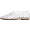 Molozoey Jelly Mesh Ballerine jelly, comode scarpe trasparenti, scarpe da donna a punta chiusa, sandali bassi, Trasparente, 37.5 EU