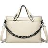 BUKESIYI Donna Borse a Tracoll Borsa a Mano Elegante Borse a Spalla 2026 PU Pelle IT77451 Bianco