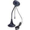 Dasbsug Connessione USB della webcam girevole a 360 gradi con microfoni digitali per desktop e computer portatili fotocamera USB