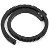 Naroote Cintura con Anello Dentato Regolabile Follow Focus, Accessorio Durevole per Fotocamera DSLR per Video e Fotocamera Ad Alta Definizione, Gomma + Plastica, Diametro Obiettivo 1,8-3,6 Pollici