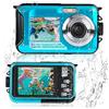 Comius Sharp Macchina Fotografica Subcquea, Comius Sharp Fotocamera Subacquea Digitale 10FT 30MP Photo FHD Video 16X Digital Zoom con Scheda di Memoria da 32G per Selfie Subacquei, Nuoto, Immersione