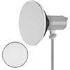 Domary Beauty Dish Standard Riflettore Paralume Piatto 15.35in Luce Soffusa 60° Griglia a Nido D'ape Centro Riflettore Diffusore Calzino per Mount Studio Luce Stroboscopica Flash