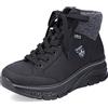 Rieker 48043, Stivali alla Moda Donna, Nero 00, 41 EU