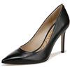 Sam Edelman Hazel - Scarpe con Tacco Donna, Nero (Black Leather), 35 EU