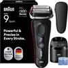 Braun Serie 9 Sport Rasoio Elettrico Barba, Custodia,Smartcare 9150cce Nero | Regolabarba Uomo Impermeabile, Ricaricabile, Testina 4+1 e Rifinitore, Stazione SmartCare, per Qualsiasi Densità di Barba