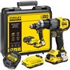 STANLEY Trapano battente Stanley SFMCD726D2T-QW 18V 2Ah