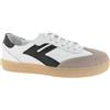 Andrea Conti Damen Low Top Sneaker Freya, Scarpe da Ginnastica Donna, Bianco Nero Light Gum, 42 EU