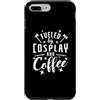 cosplay video game figure character mang Custodia per iPhone 7 Plus/8 Plus Alimentato da cosplay e statuetta di caffè