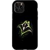 Electric Ocean Ray Co Custodia per iPhone 11 Pro Fauna marina oceanica verde elettrica Manta Ray
