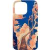 Rope Bridge Collection Custodia per iPhone 15 Pro Max Nuvole Ponte Corda