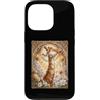 Catholic Core Catholiccore Aesthetic Got Custodia per iPhone 13 Pro Giraffe Coquette Cristiano Religioso Floreale Stained Glass