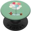 Dachshund Party Apparel Simpatico bassotto compleanno palloncini party cappello divertente cane PopSockets PopGrip Adesivo