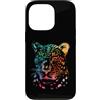 ROOTED WILD SOUL painted rainbow animal Custodia per iPhone 13 Pro Simpatico disegno colorato leopardo Silouhette leopardo