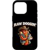 Funny Hot Dog Dog In Me Grill Party Good Custodia per iPhone 16 Pro Raw Dogin Vintage Hot Dog Maestro della Griglia Regalo