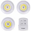 GALILEO Set 3 luci con telecomando, a batteria, bianco, Kooper