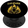 Miftees Halloween Tees Lucipurr Gatto Nero Infestante PopSockets PopGrip Adesivo